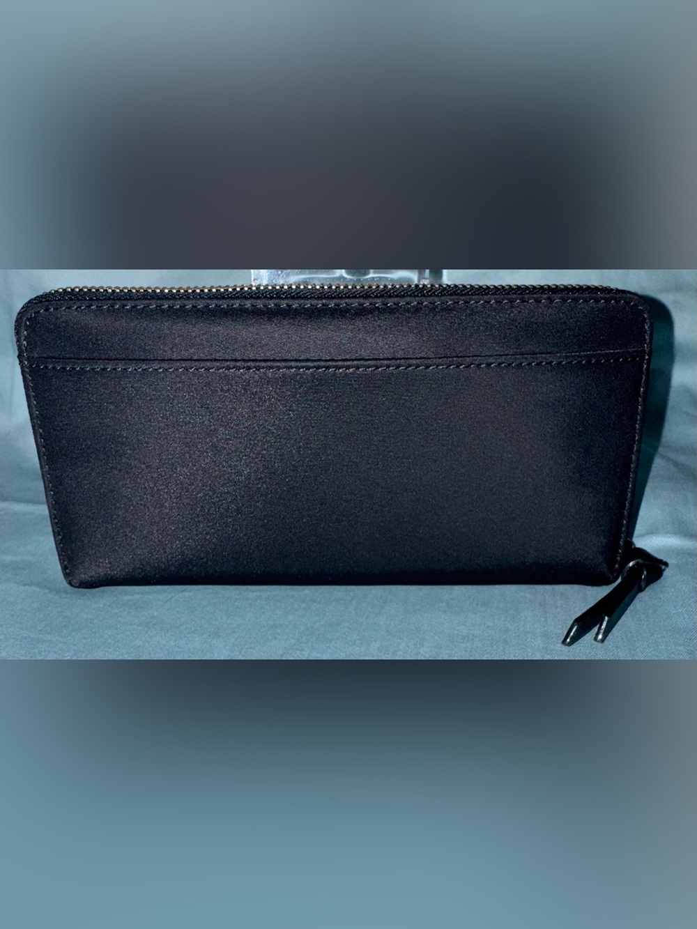 kate Spade Neda Wilson Road Embellished Continental Zip Around Nylon Wallet - Picture 2 of 16